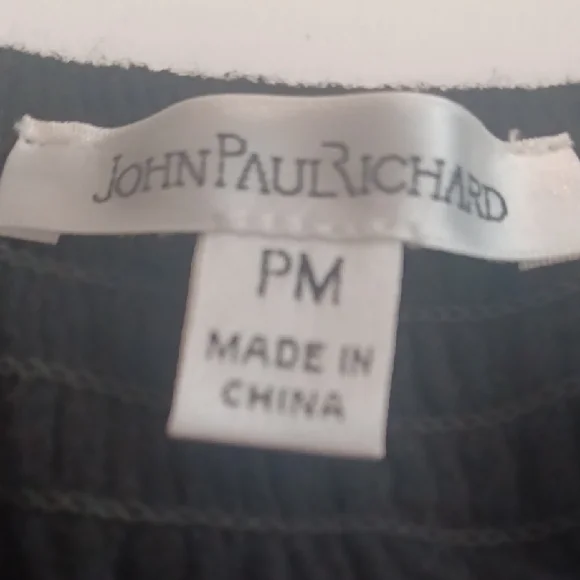 JohnPaulRichard Classic Black Jumpsuit, size petite medium - Picture 2 of 7